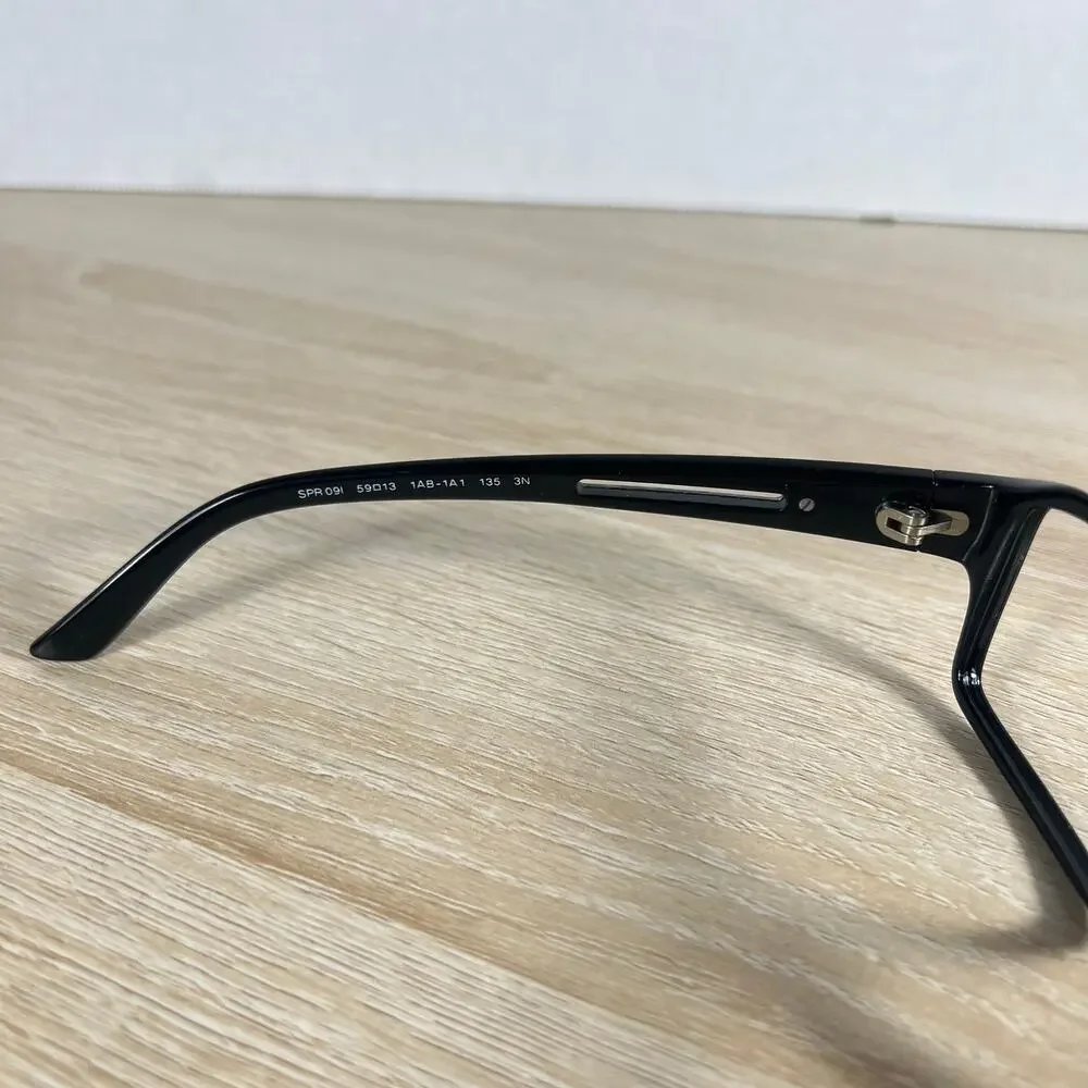 Prada SPR09I 1AB-1A1 Sunglasses Frames Only Polished Black 59-13-135 Italy